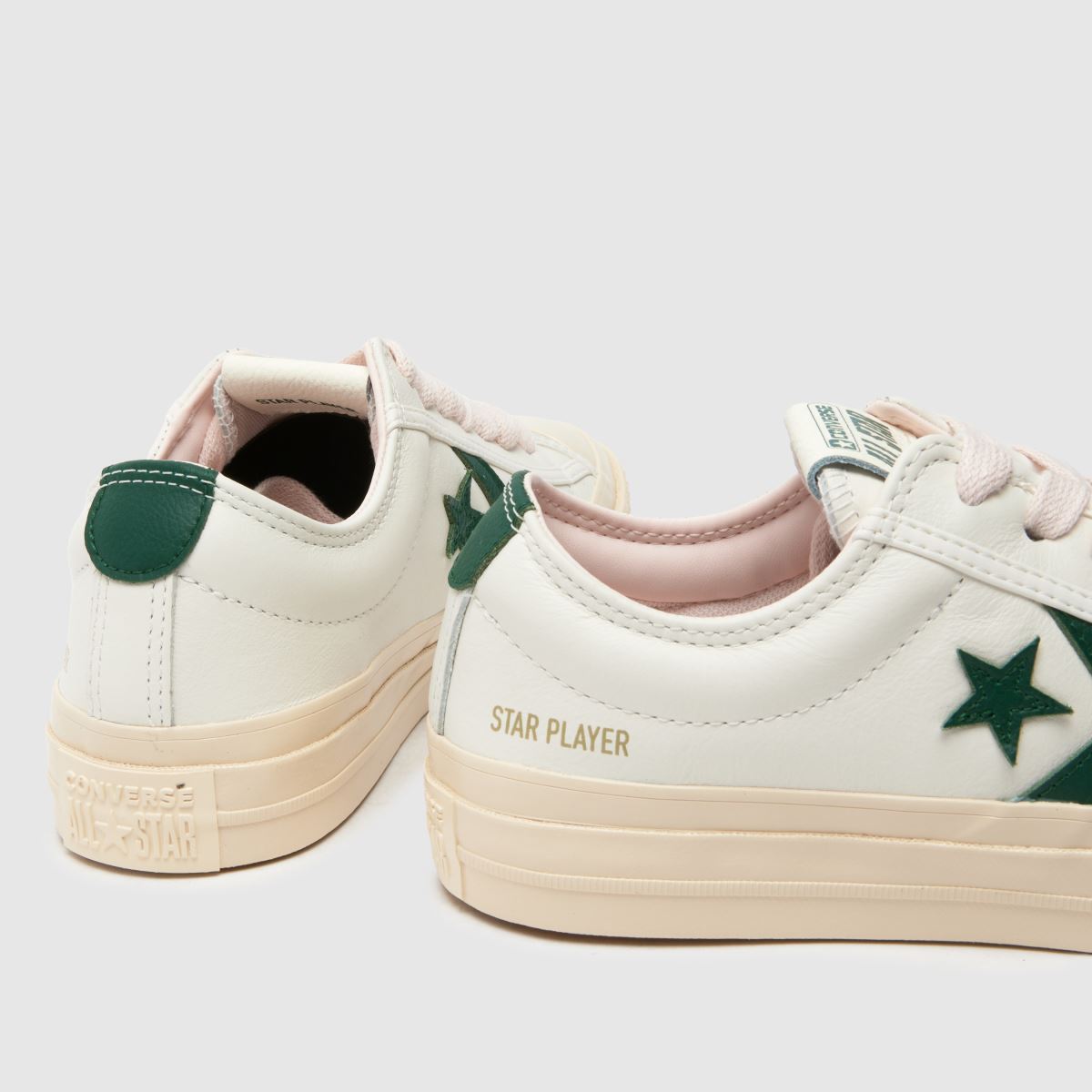 Converse Star Player 76 cipők fehér és zöld színben