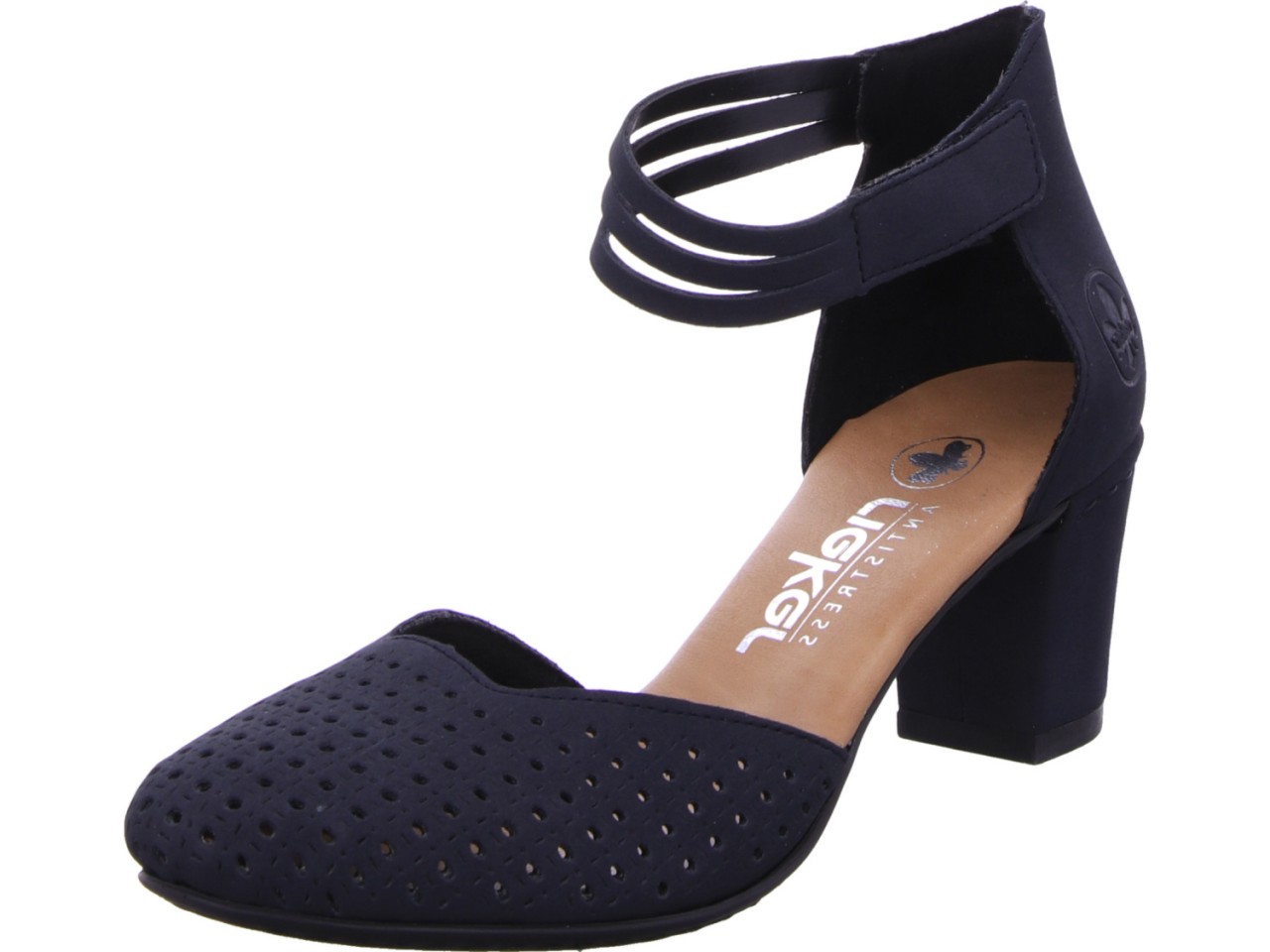 RIEKER Modische Pumps blau