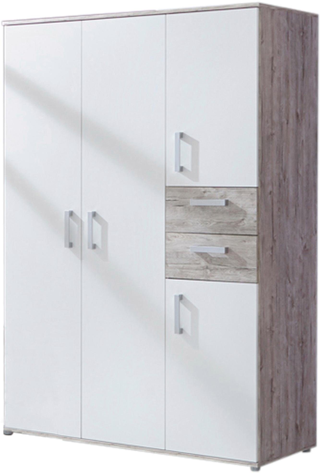 arthur berndt Babyzimmer-Komplettset Bente, (Set, 3-St., Kinderbett, Schrank, Wickelkommode), Made in Germany; mit Kinderbett, Schrank und Wickelkommode