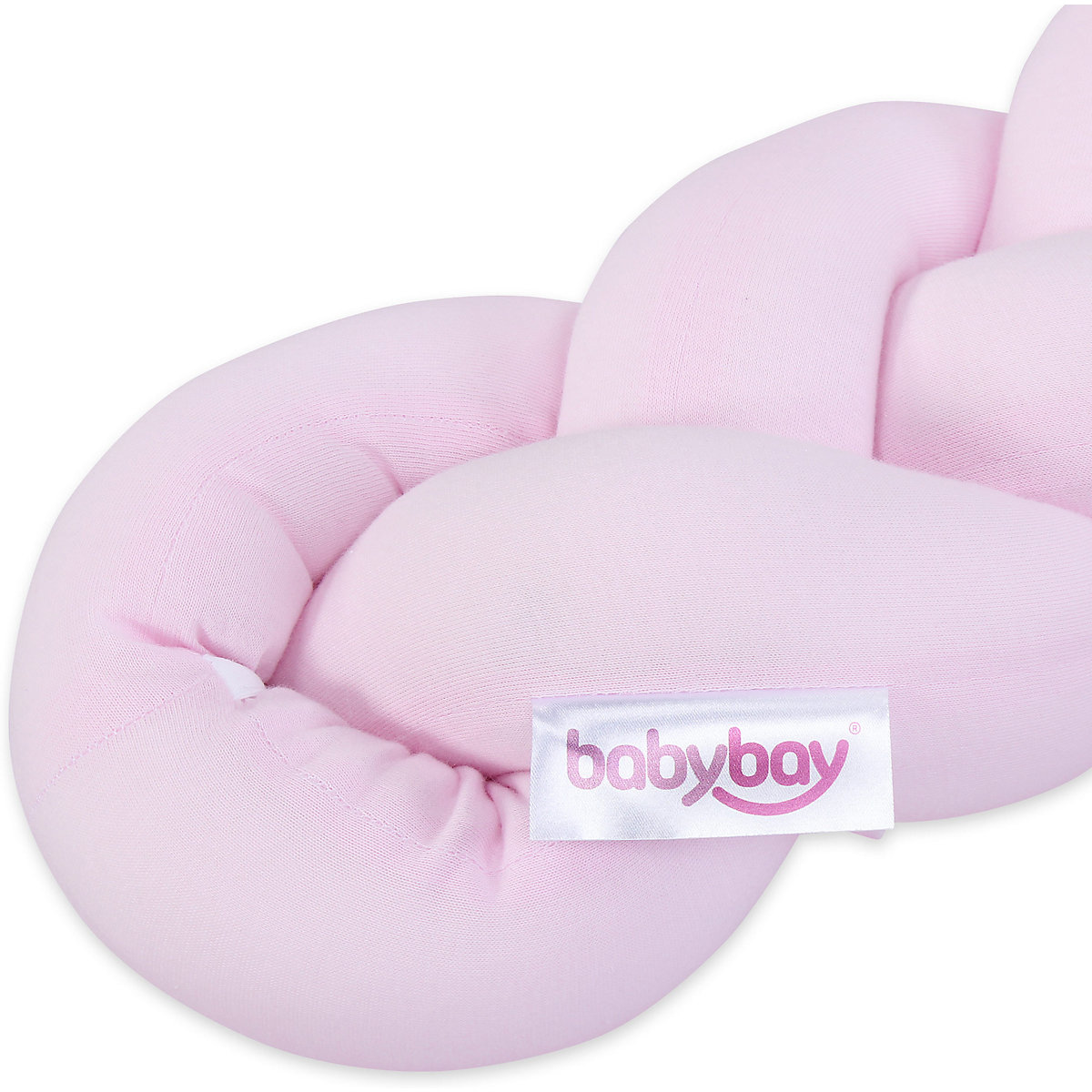 Nestchenschlange babybay, geflochten, rosé, 180 cm