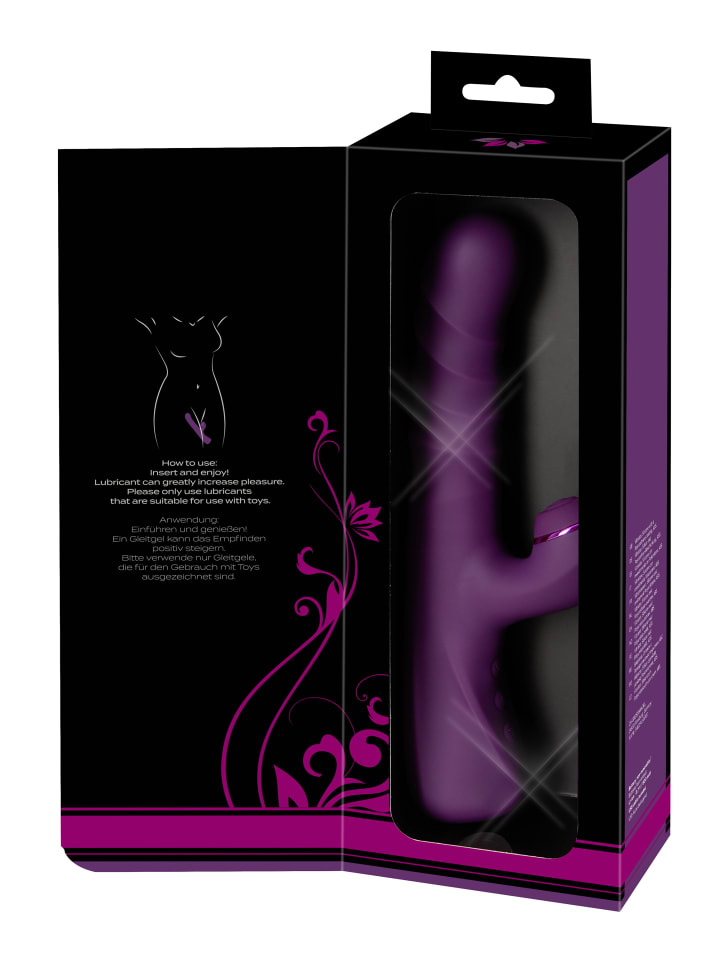 Javida Rabbitvibrator 3 Function Rabbit Vibrator in lila günstig kaufen 24 cm