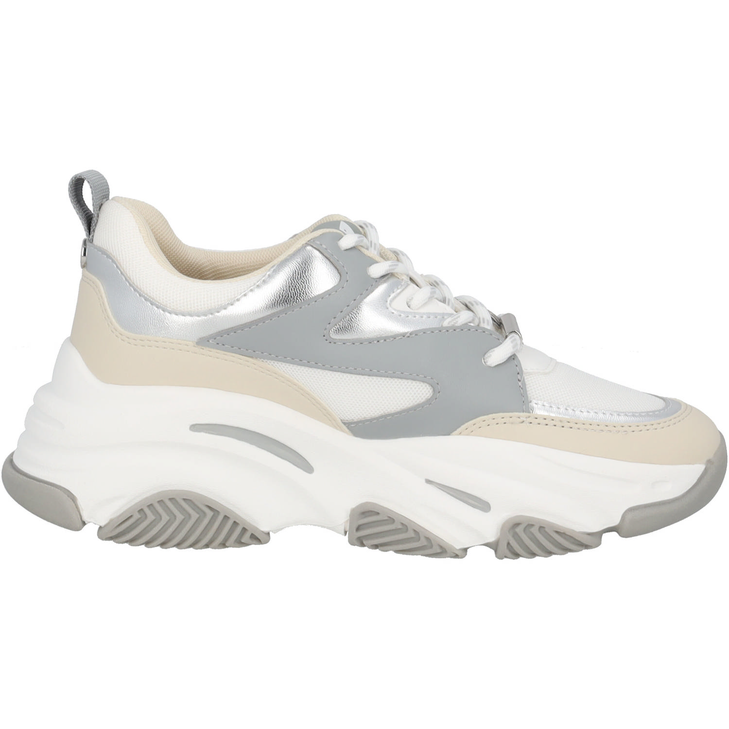 Steve Madden Progressive SM19000096, Schnürschuhe, Damen, Weiß