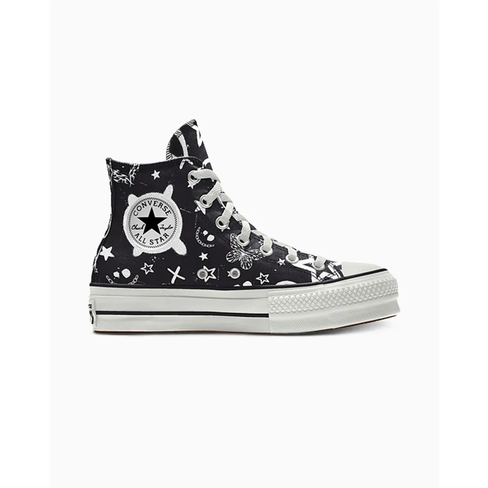 Converse Custom Chuck Taylor All Star Lift Platform Canvas By You 171209CSP24_BLACK_MALLRAT_P / schwarz