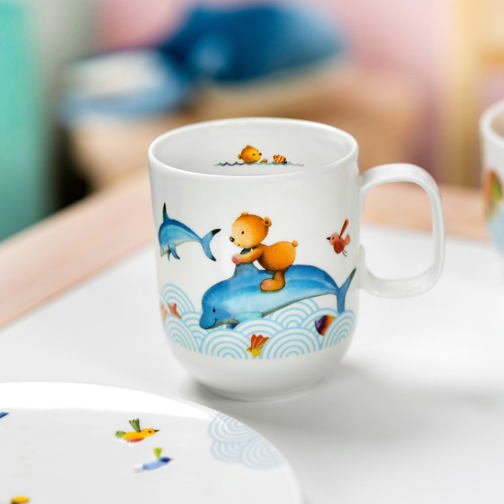 Villeroy & Boch Mug avec 1 anse pour enfants grande Happy as a Bear Vaisselle pour enfant