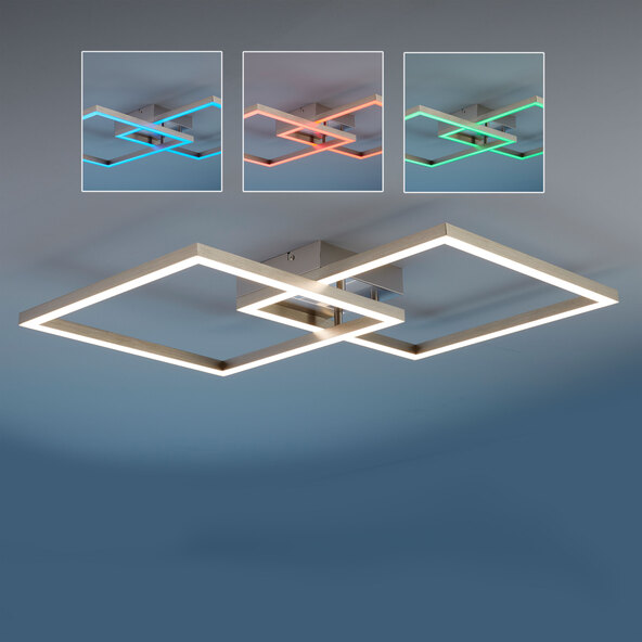 LED-Deckenleuchte LOLAsmart MAXI, 63 x 63 cm