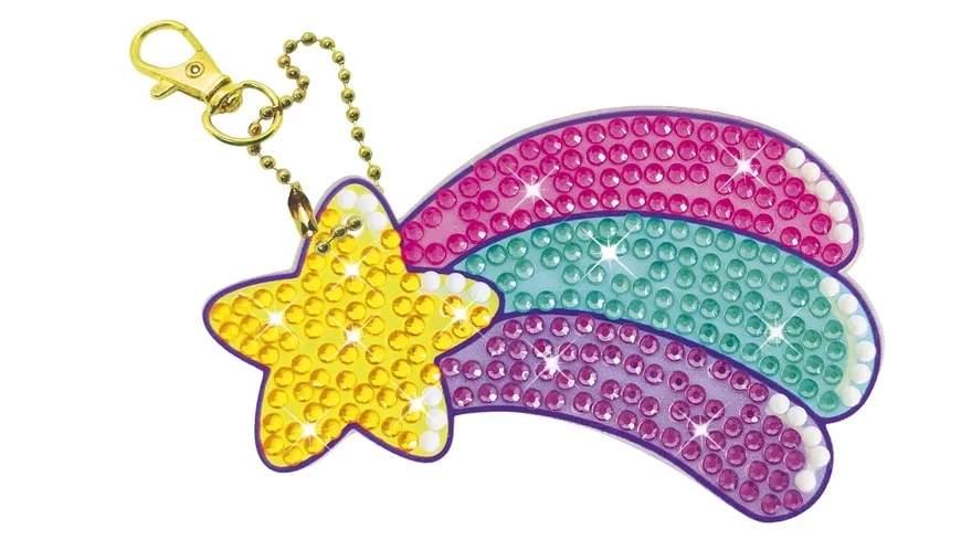 DIAMONDZ CRYSTAL PAINTING Keychain Set Unicorn