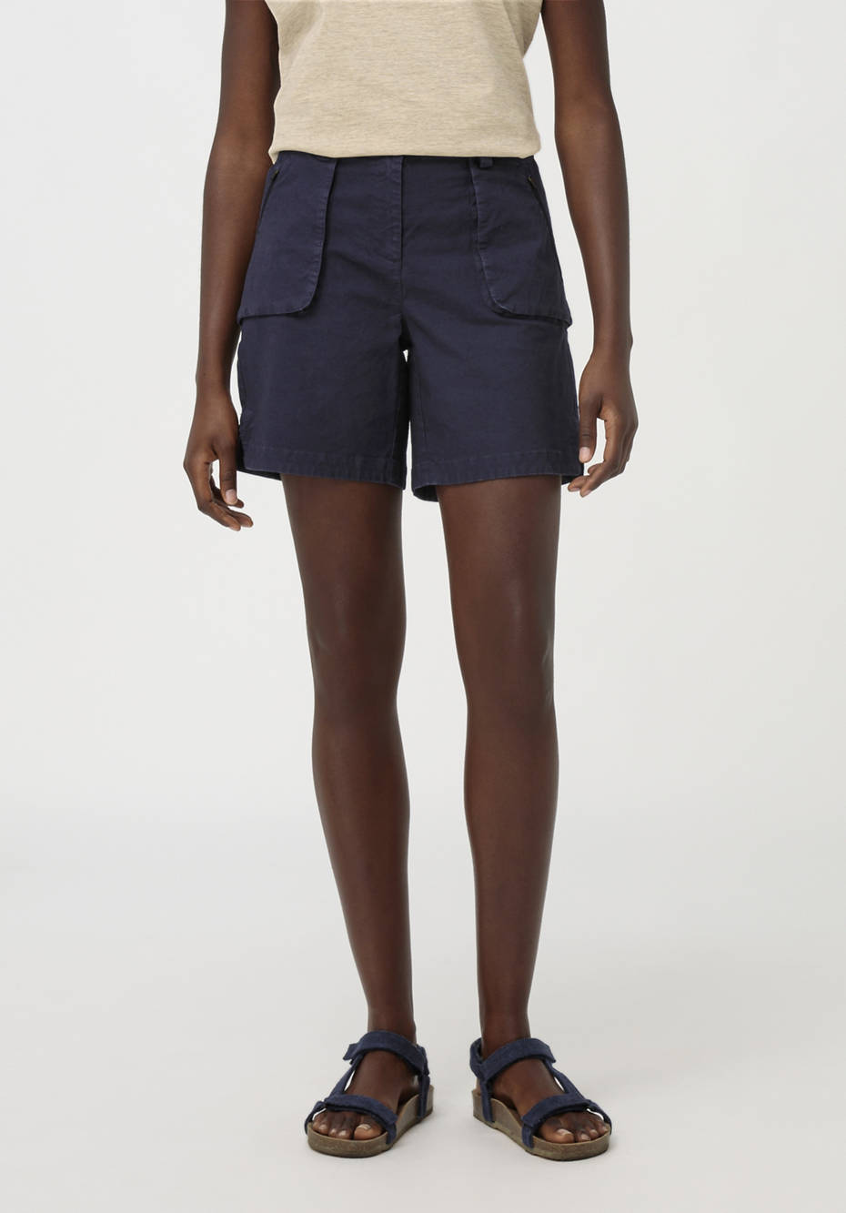 Outdoor-Shorts aus Bio-Baumwolle mit Hanf