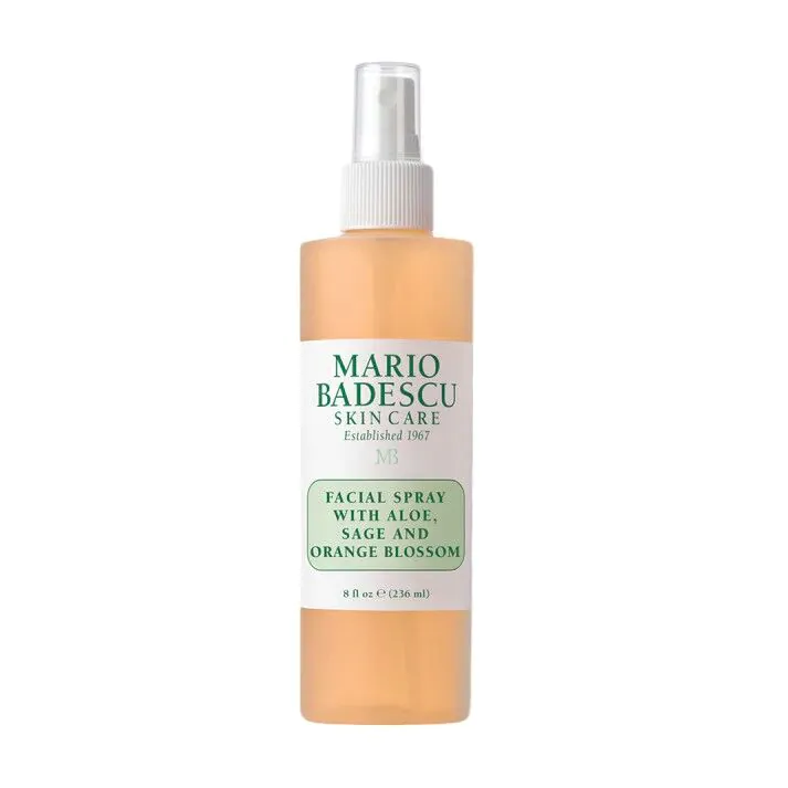 Σπρέι προσώπου Mario Badescu με αλόη, φασκόμηλο και άνθος πορτοκαλιάς, 236 ml