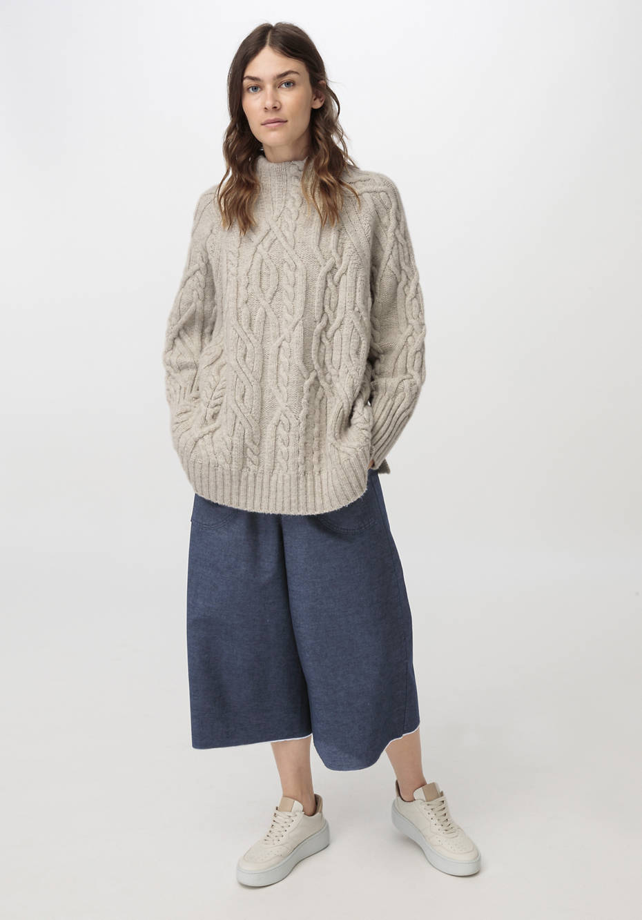 ZERO WASTE Pullover aus reiner Merinowolle