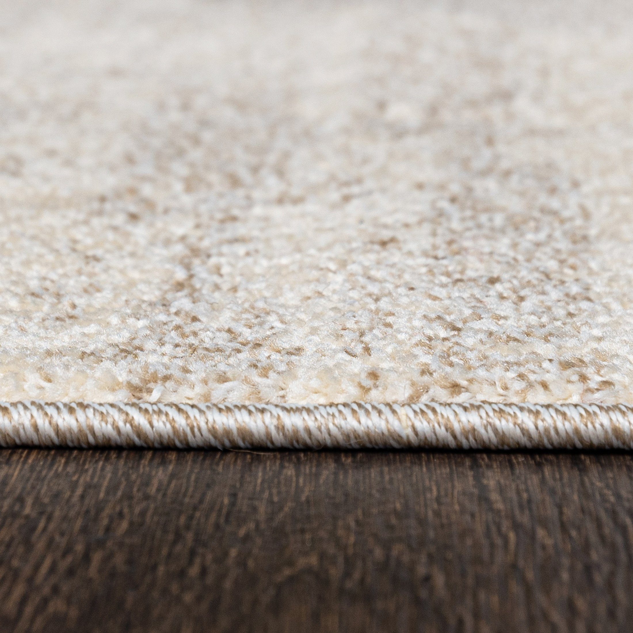 Läufer Läufer Flurläufer Modern für Vorzimmer, Küche - Beige, Mazovia, 70 x 100 cm, Kurzflor, Meterware, Höhe 10 mm, Kurzflor - niedrige Florhöhe