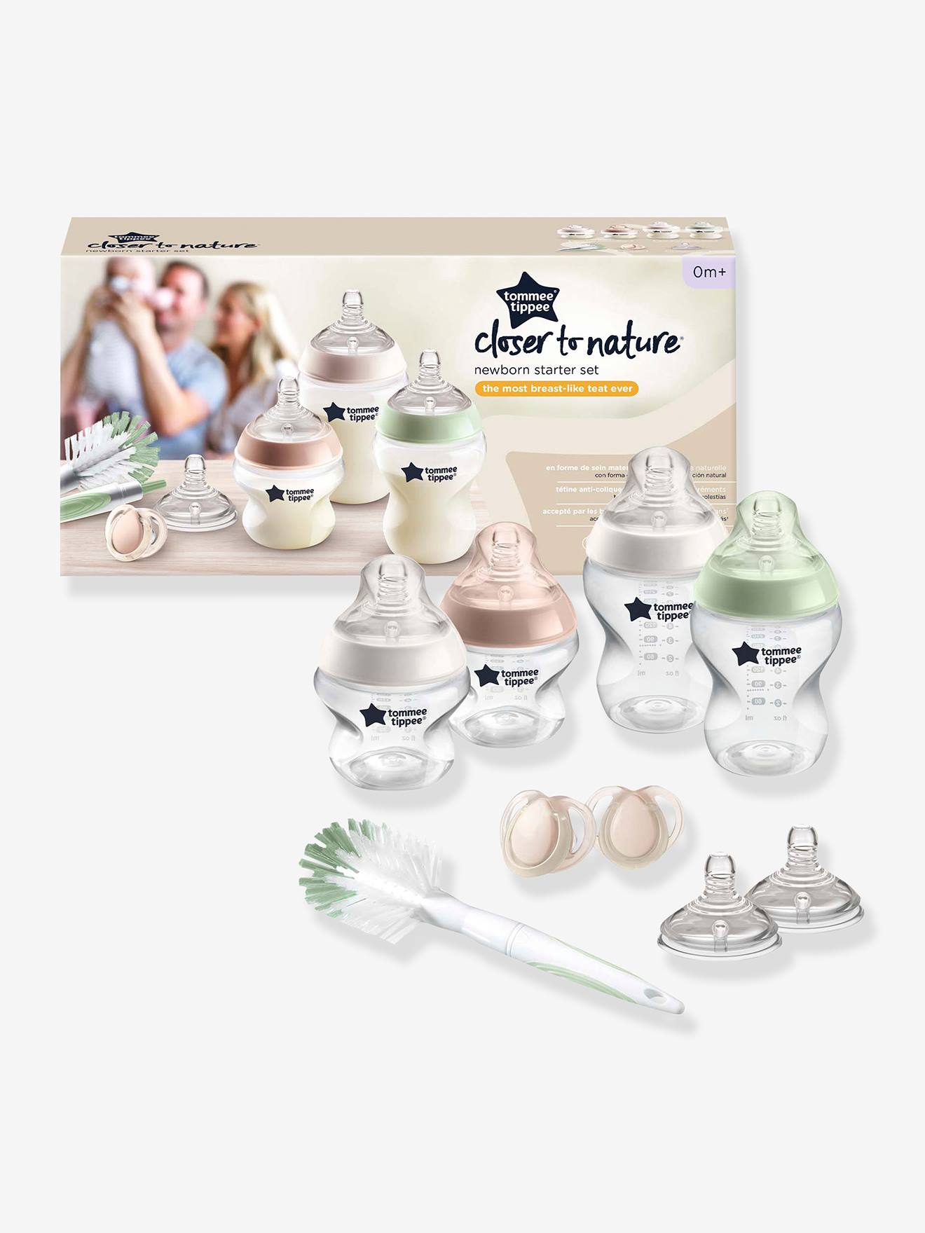 Kit de Naissance Mixte Starter Closer to Nature TOMMEE TIPPEE transparent
