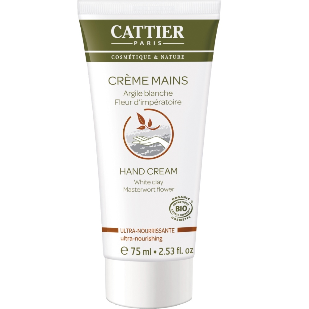 cattier Crème Mains Ultra-nourrissante - 75ml Soins mains