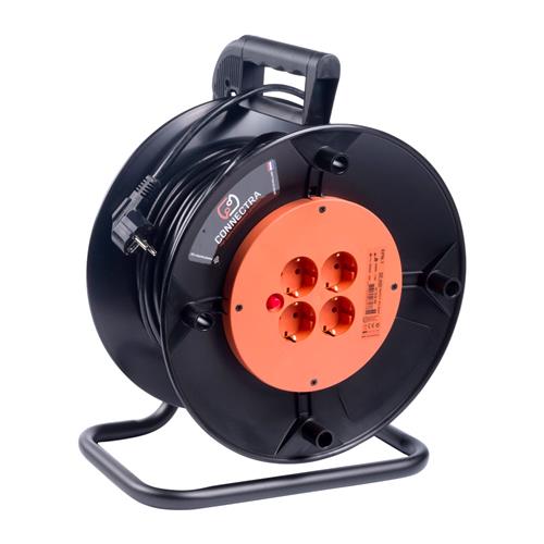 Rolă de cablu Connectra 47.535.50 XPN.1 - 50m - H05VV-F - 3 G 1.5 mm²