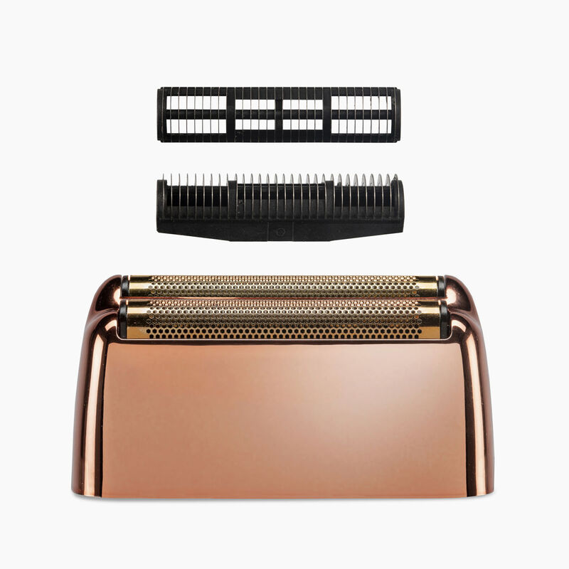 Titanium Double Foil Shaver Replacement Foils & Cutters (Rose Gold)