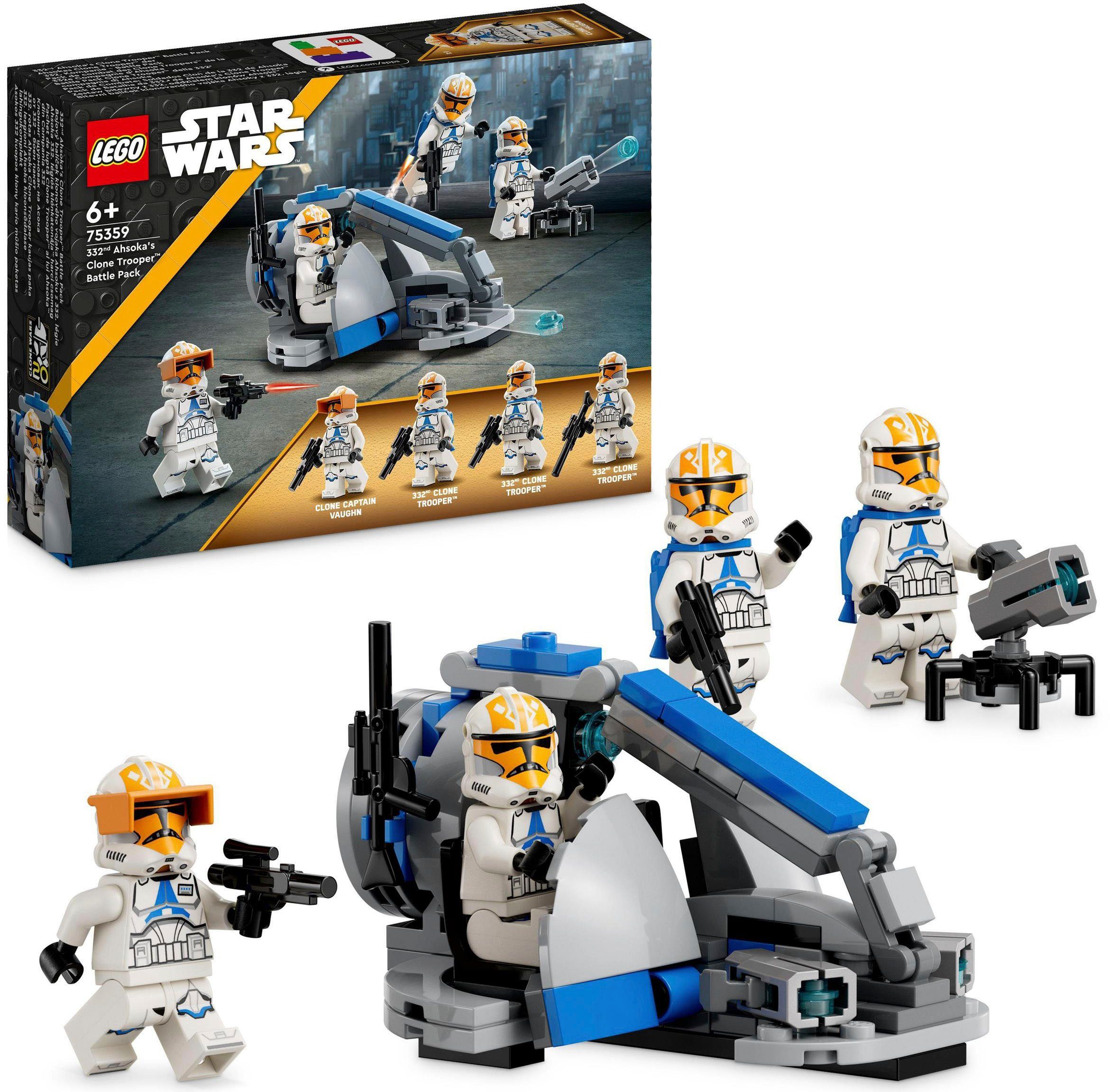 LEGO® Konstruktionsspielsteine Ahsokas Clone Trooper der 332. Kompanie (75359), LEGO® Star Wars, (108 St., Battle Pack), Made in Europe