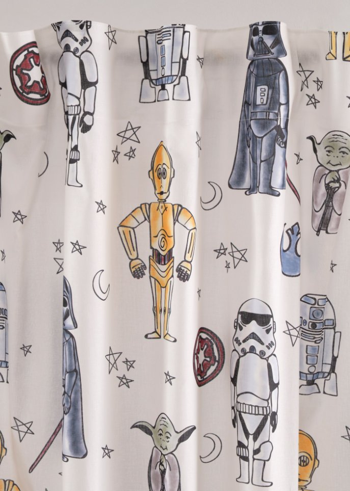 DS Star Wars Bio-Baumwoll Vorhang (1er Pack)