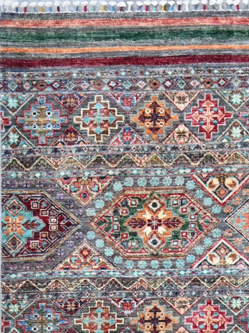 Chobi Schal ca. 254 x 310 cm, Unikat / Einzelstück