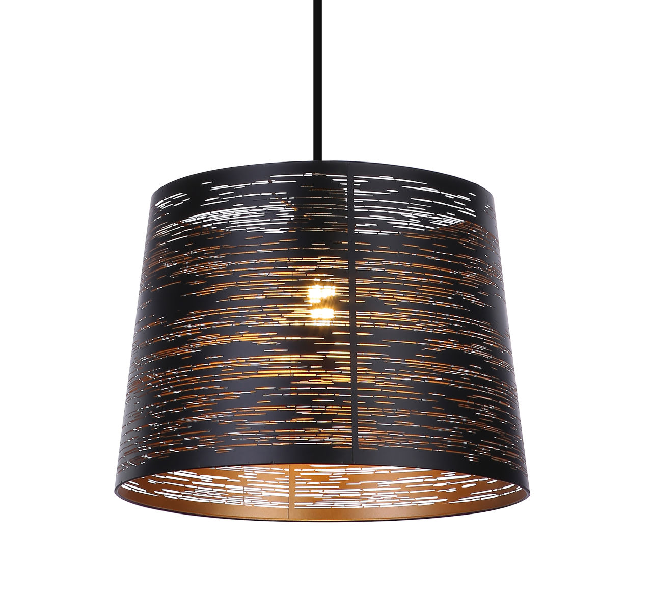 Globo Lighting - BECCA - Hängeleuchte Metall schwarz, 1x E27