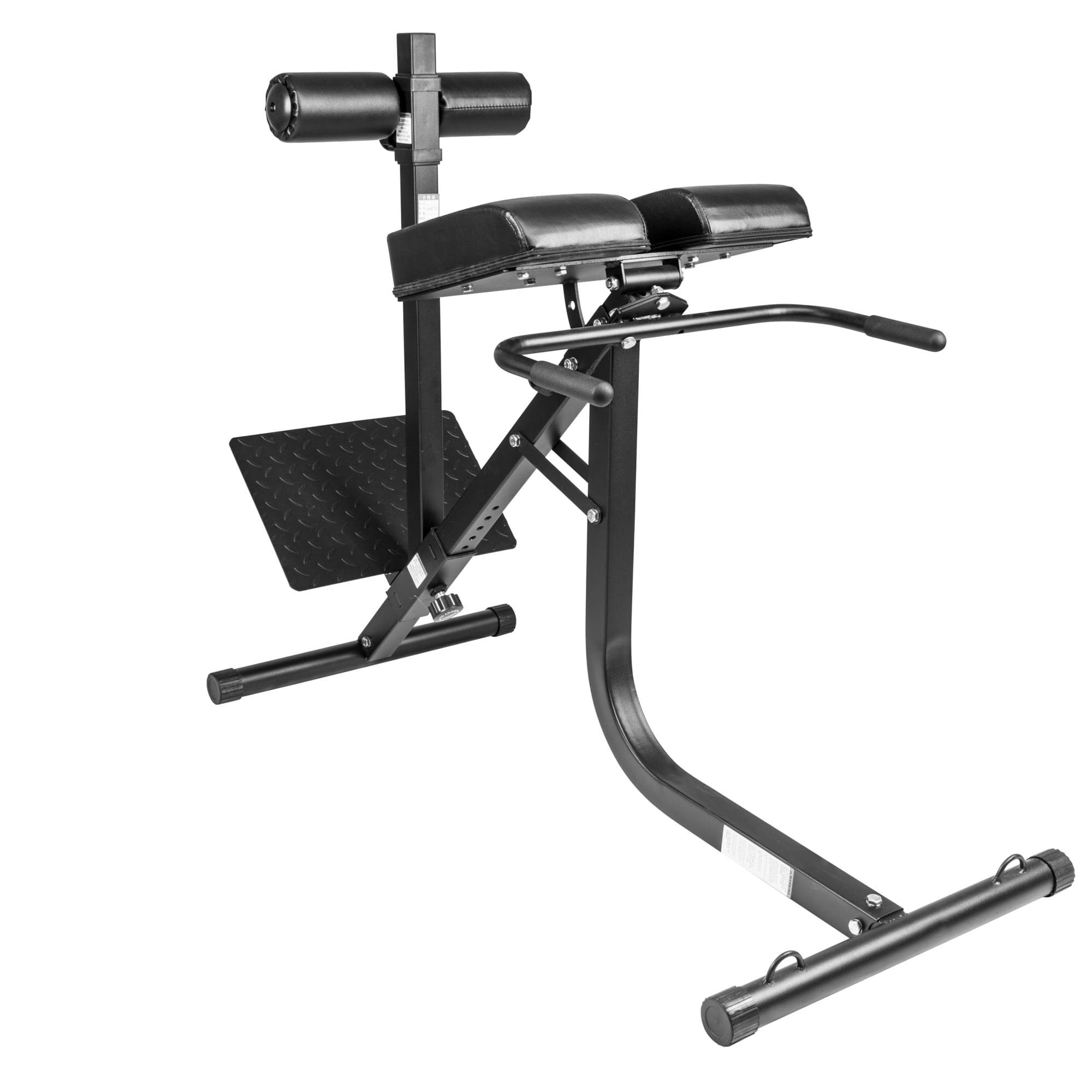 GORILLA SPORTS Rückentrainer 21-Fach Höhenverstellbar, Gepolsterter Beinfixierung, 200kg Belastbar, (1-tlg)