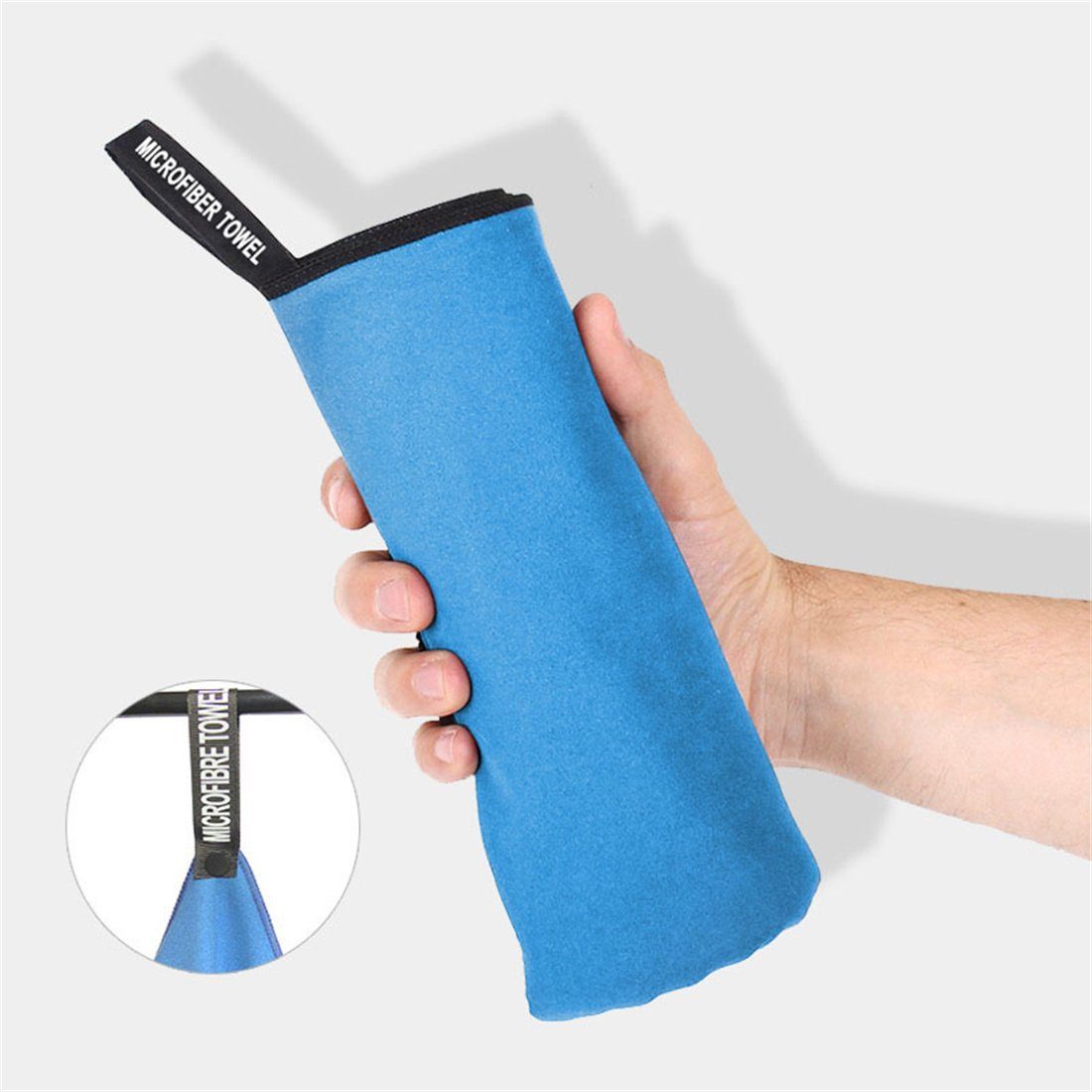 CFYDW Sporthandtuch Tragbares, schnell trocknendes Handtuch, Sporthandtuch aus Mikrofaser