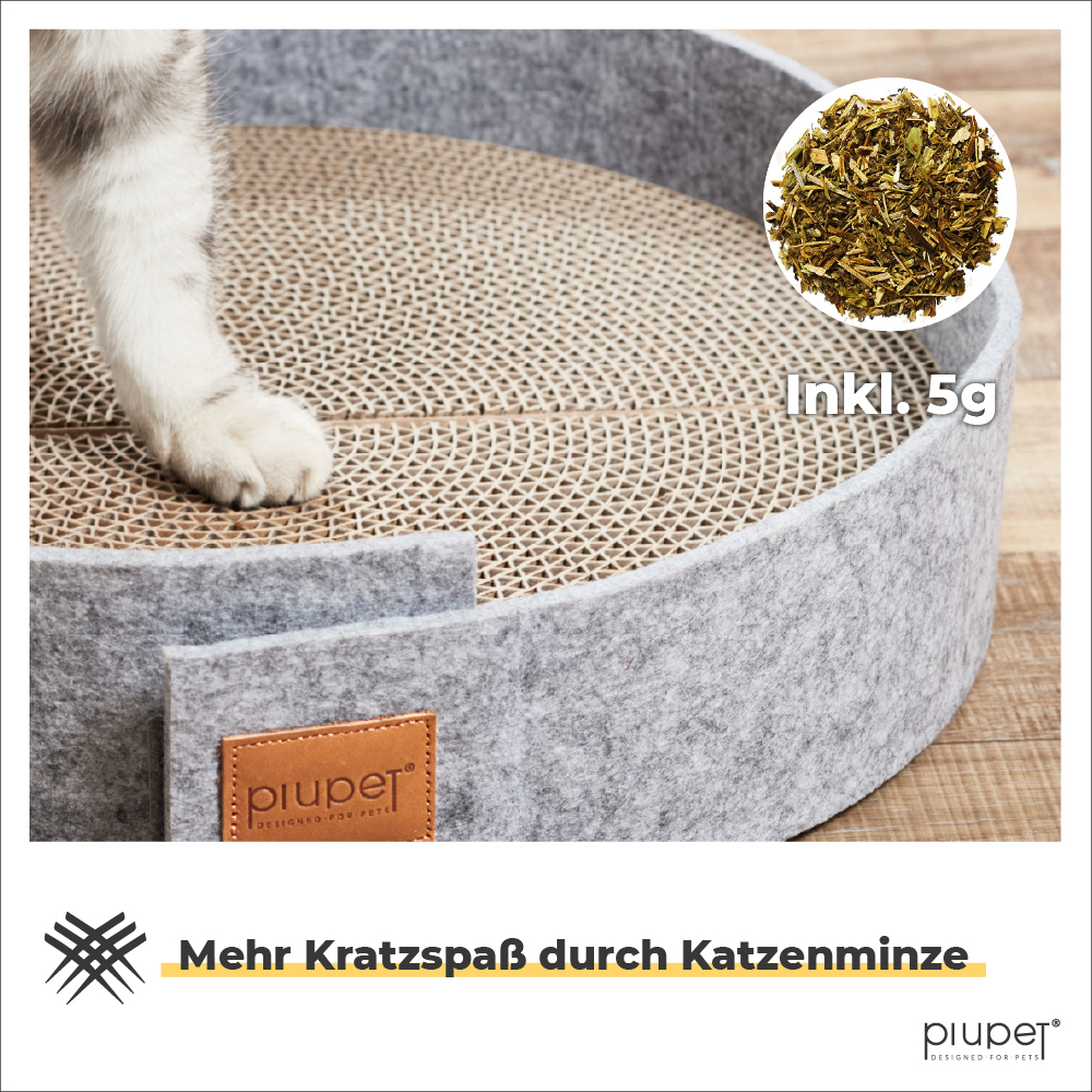 PIUPET Katzenbetten & Katzensofas PIUPET Kratzbrett mit Filzumrandung