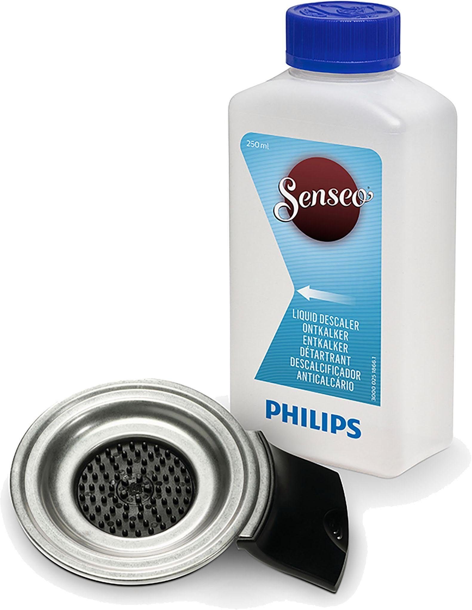 Philips Senseo Original CA6522/01 Pflegeset (Set, [2-St. Flüssigentkalker und Padhalter für eine Tasse)