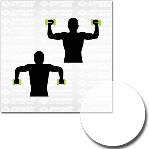 SCHILDKRÖT VINYL HANTEL SET, 2X 2,0KG (GREY), IN 4C-BOX, M-2022