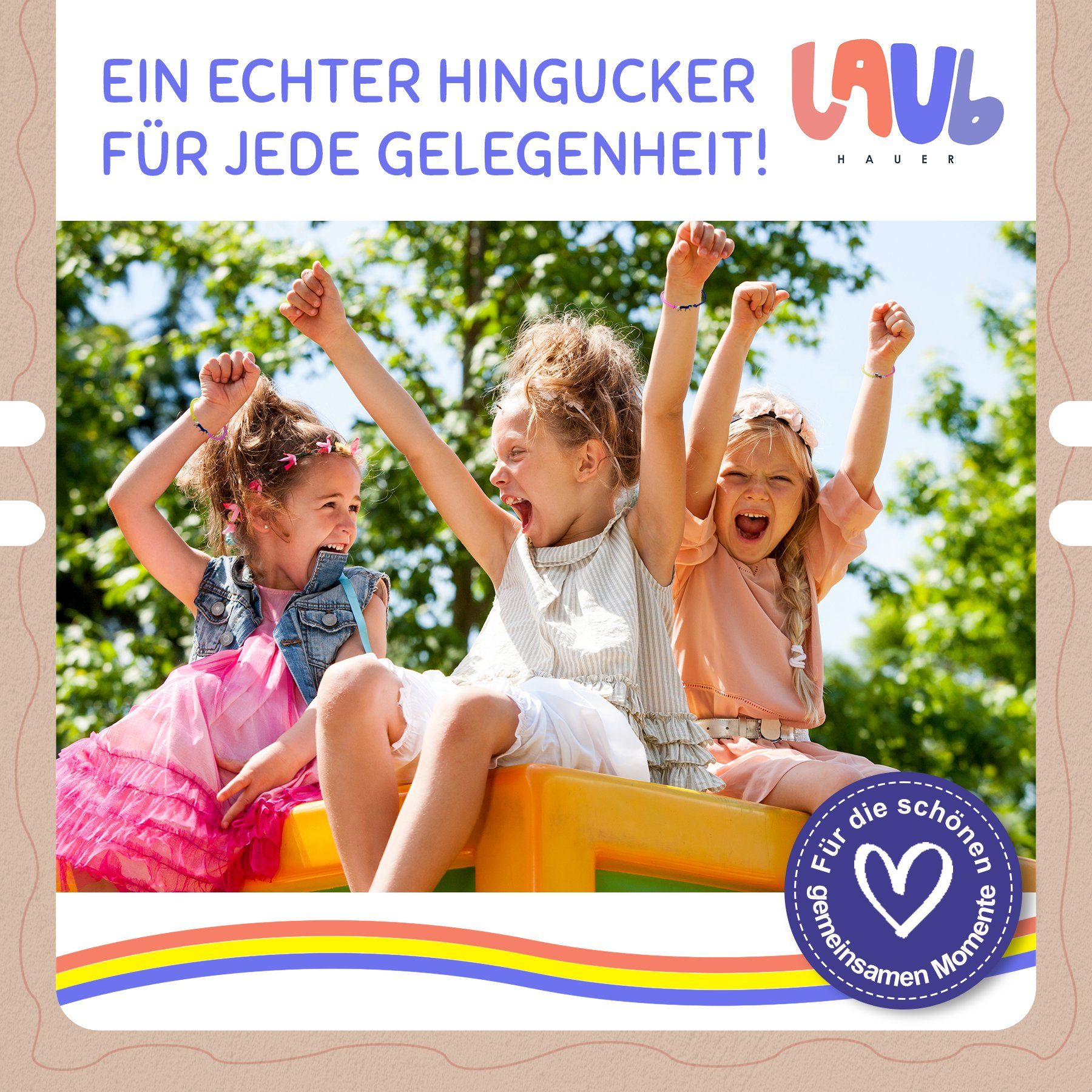 Laubhauer Armband Set Stimmungsarmband Pferd Einhorn Anhänger Kinder Mädchen Regenbogenfarbe (2, 2er Set), Freundschaftsband, Personalisierbar