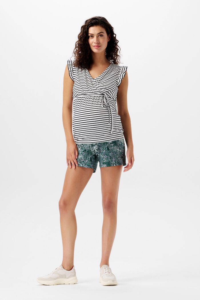 Jerseyshorts mit Allover-Print