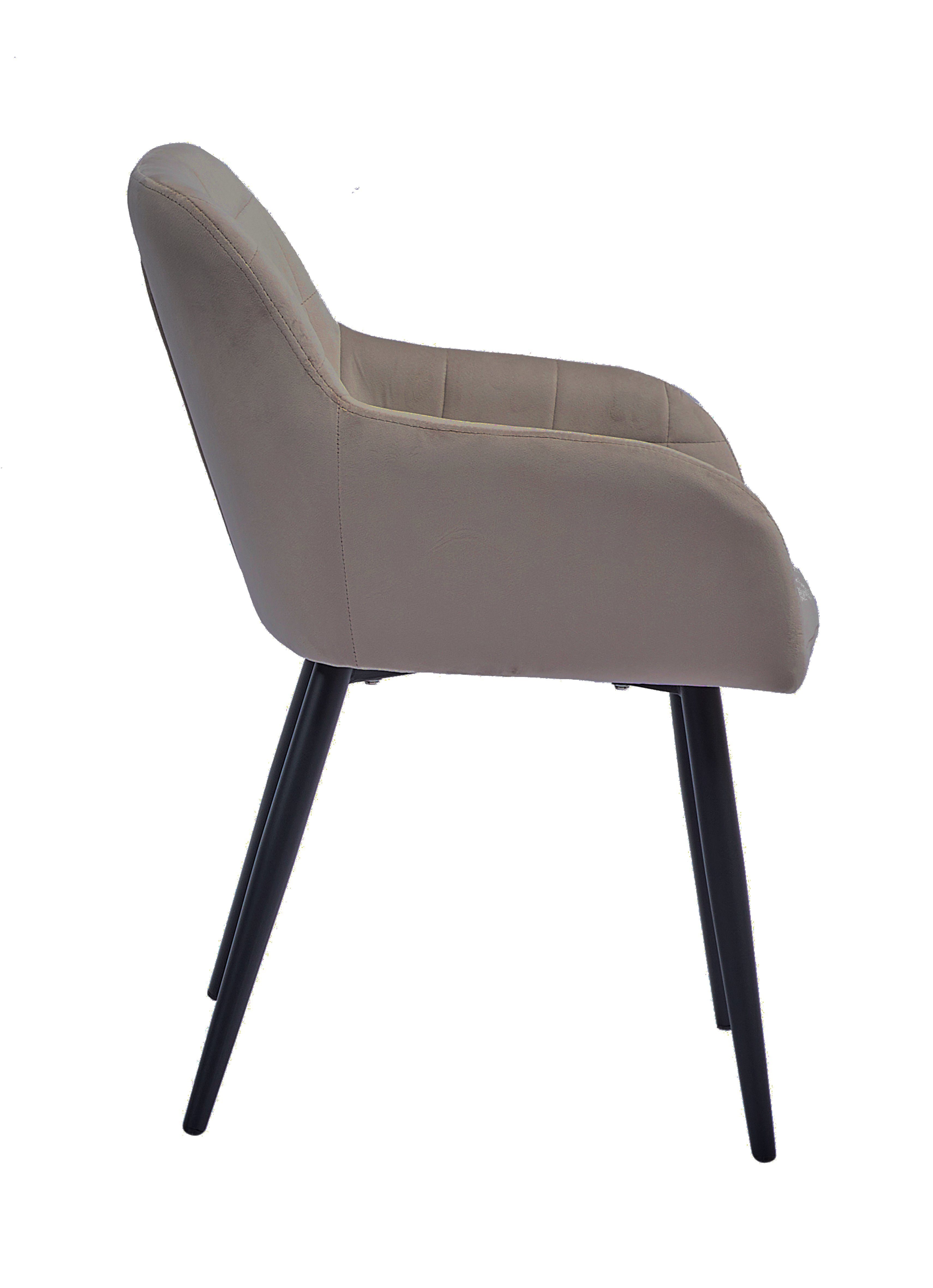 Junado® Schalenstuhl Lars, Moderner Polsterstuhl mit ergonomischer Sitzschale