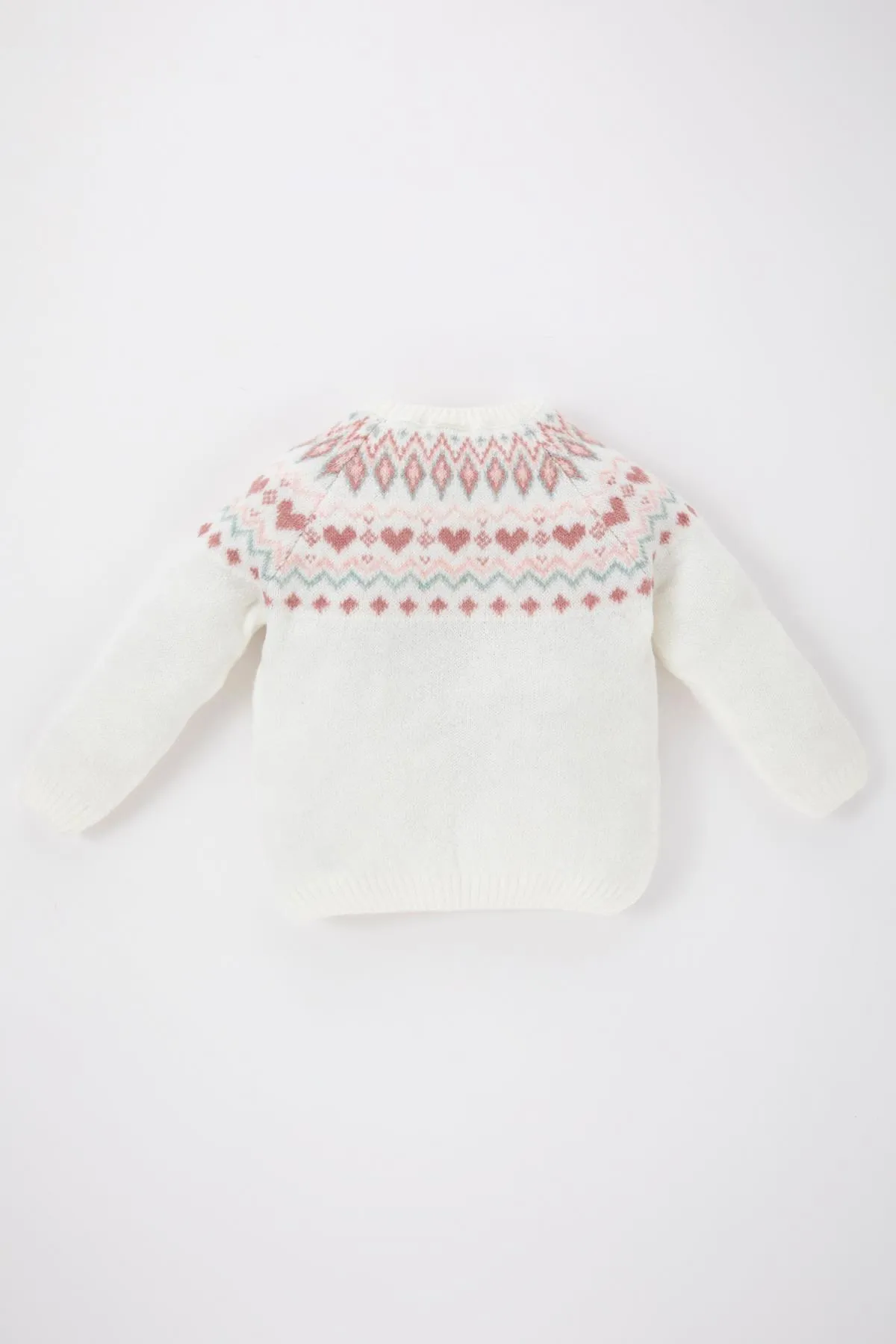 DeFacto  Strickpullover mit normaler Passform und Rundhalsausschnitt für Babys