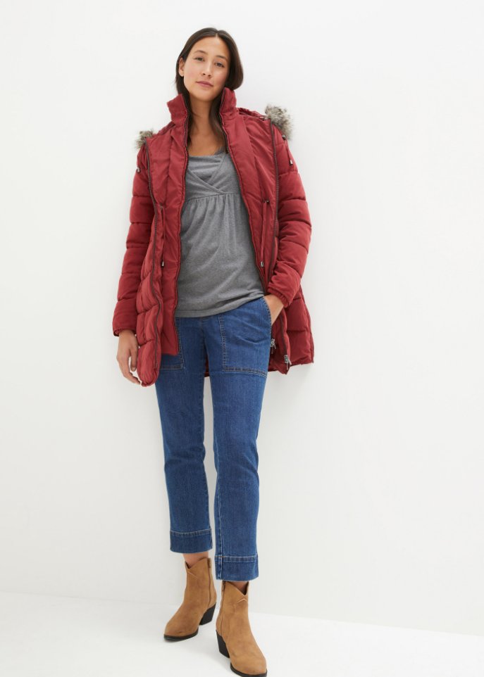 Umstandsjacke/Tragejacke, gesteppt