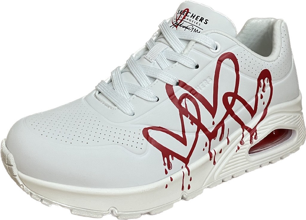 SKECHERS Freizeit Schnürer weiss