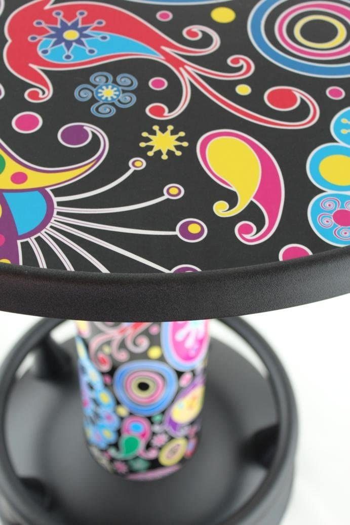 Stehtisch SEVERIN Stehtisch Quick Table Design Floral, Bistrotisch