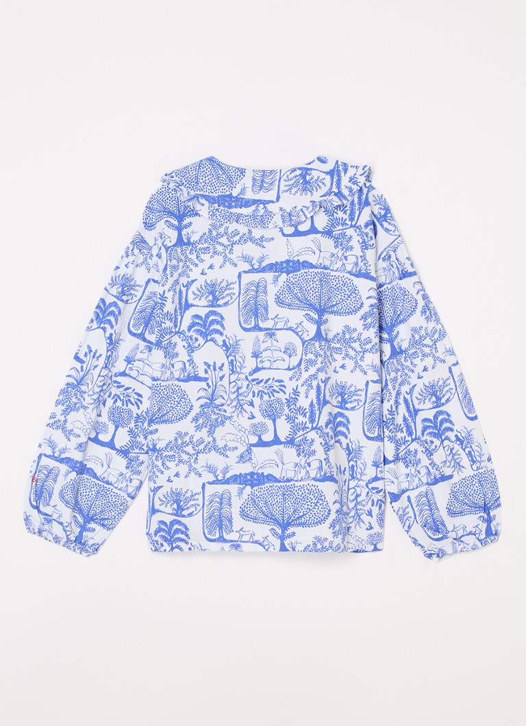 BOBO HA SCELTO una blusa con stampa Wonderland