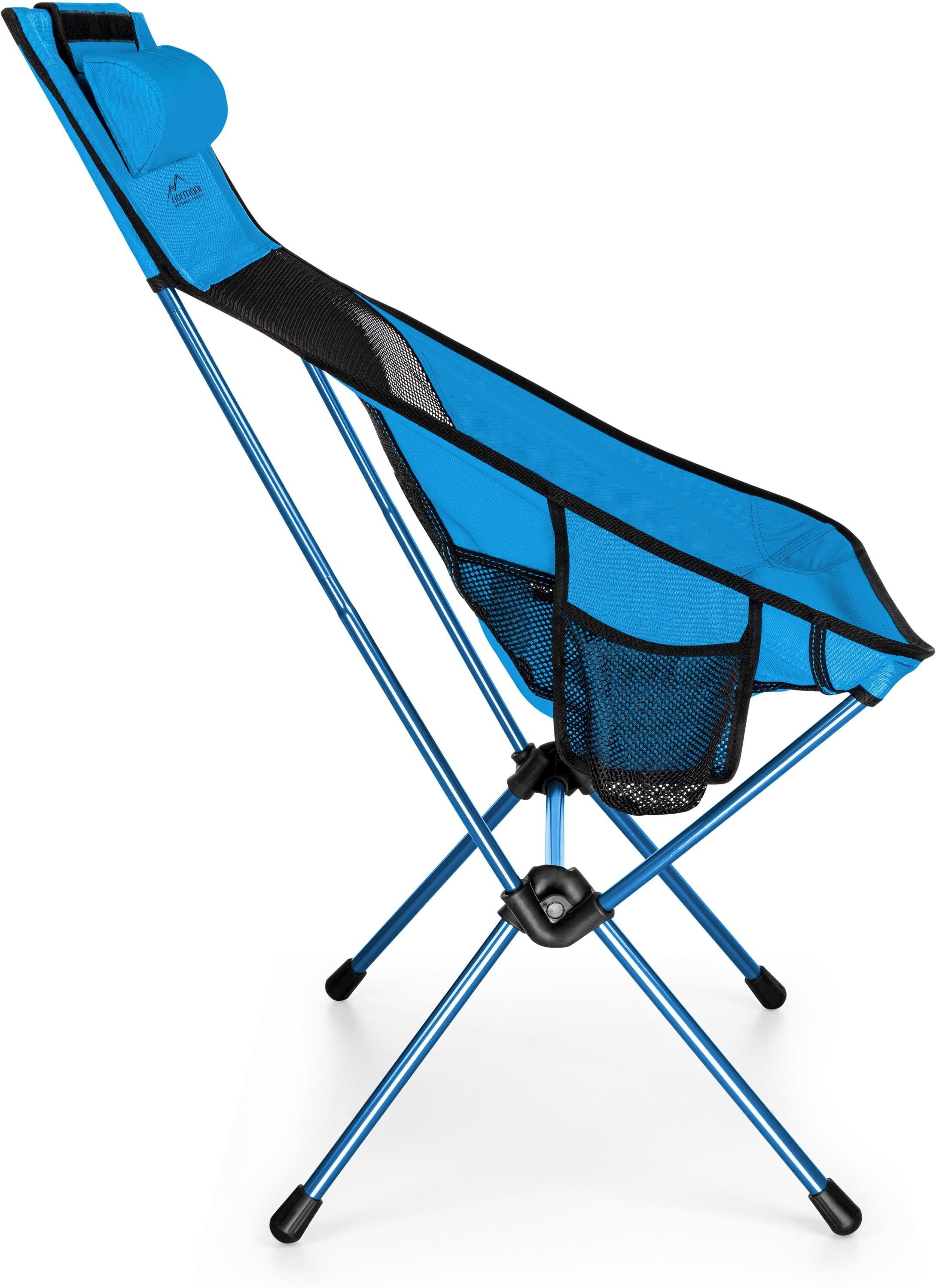 normani Campingstuhl Campingstuhl „Nemaska“, Ultraleichter XXL Outdoorstuhl Klappstuhl Faltstuhl Capingsessel - Maximale Belastbarkeit: 150 kg
