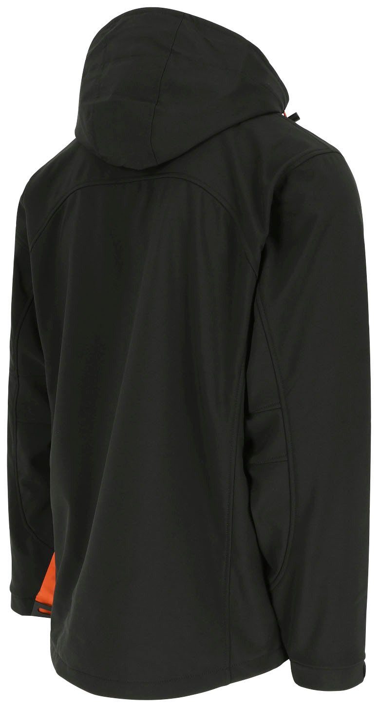 Herock Softshelljacke Poseidon Wasserabweisend, winddicht und atmungsaktiv, abtrennbare Kapuze