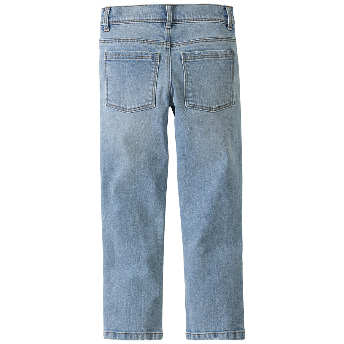 Jungen Straight-Jeans mit Destroyed-Effekten
