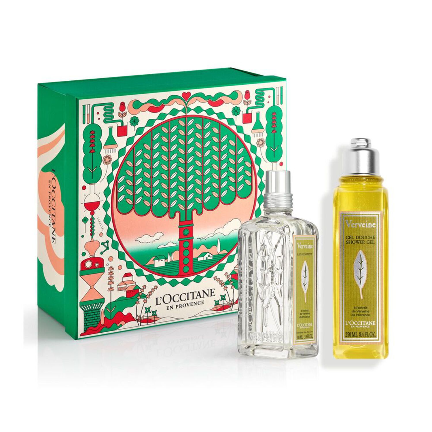 l'occitane Verveine Coffret Eau de Toilette 100 ml + Gel Douche 250 ml