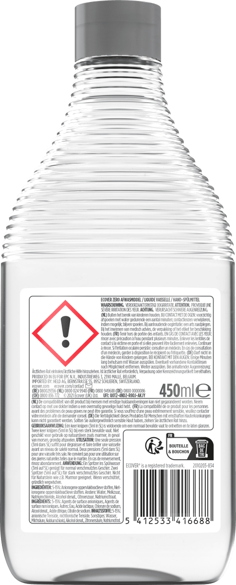 Spülmittel Zero, 450 ml