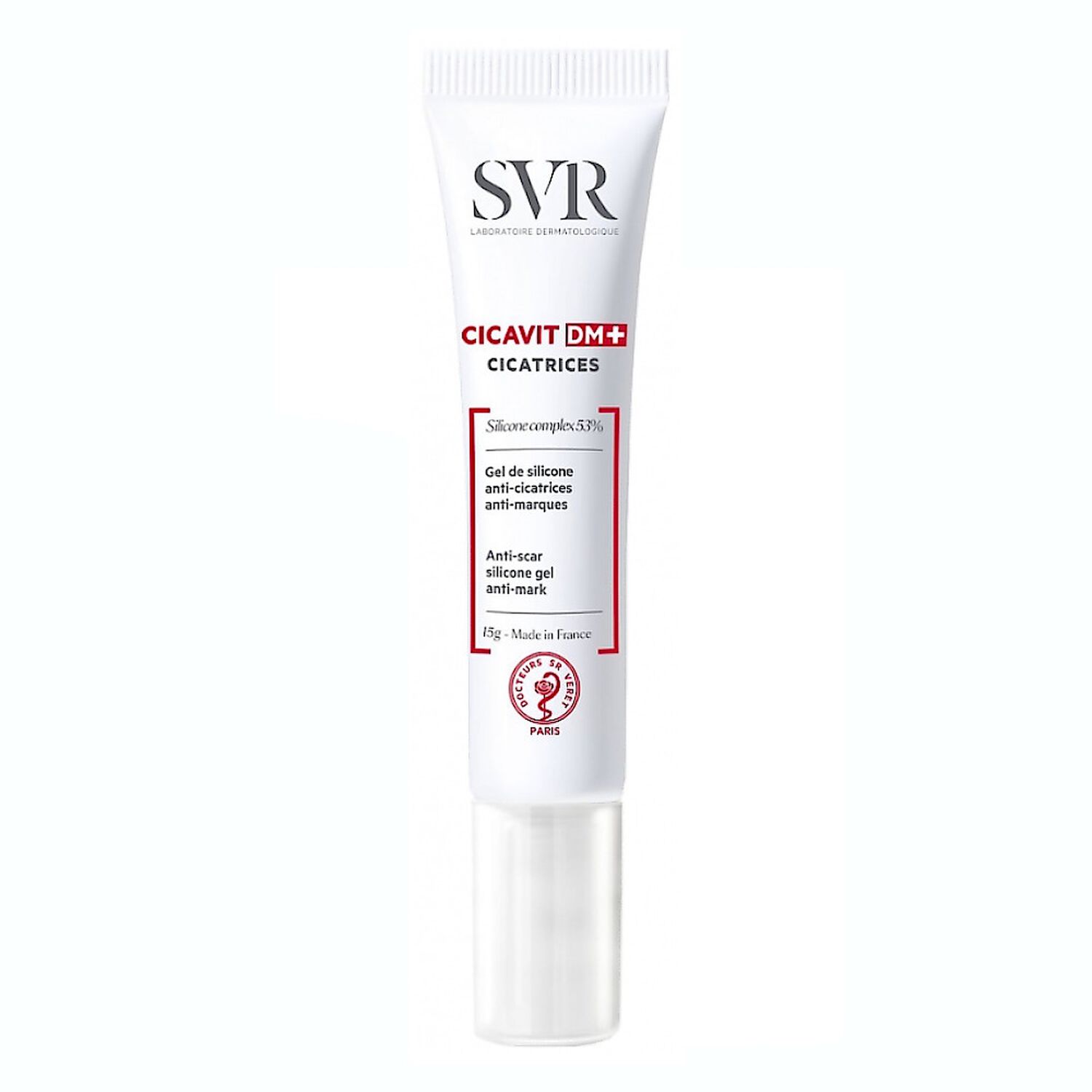 SVR Cicavit DM+ Gel de Silicone Anti-Cicatrices, Anti-Marques - Dispositif Médical - 15G