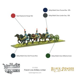 Black Powder Epic Battles: Waterloo - French Line Artillery Limber
