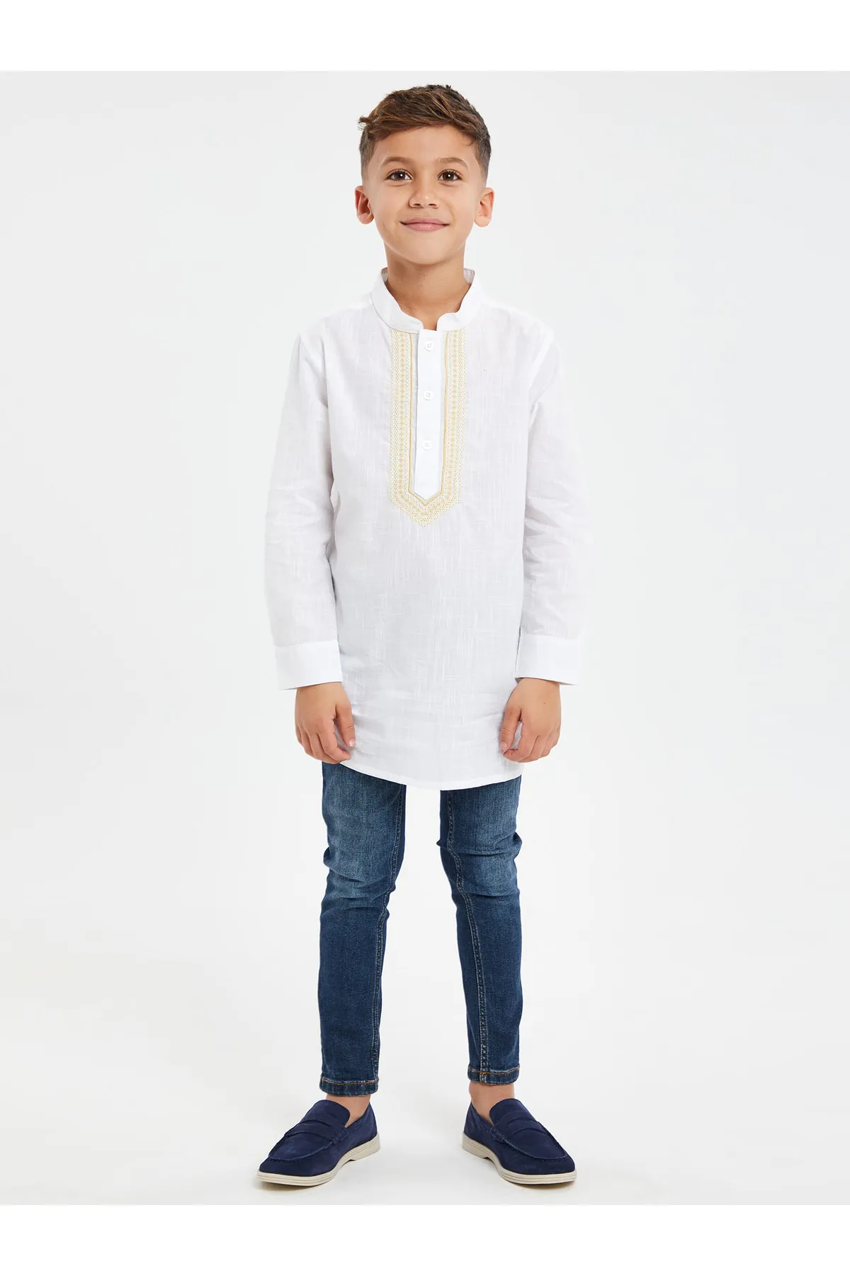 Threadboys  Hemd - Weiß - Regular Fit