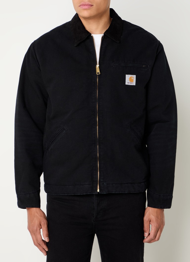 Carhartt WIP Detroit jakna s korduroj kragnom i bočnim džepovima