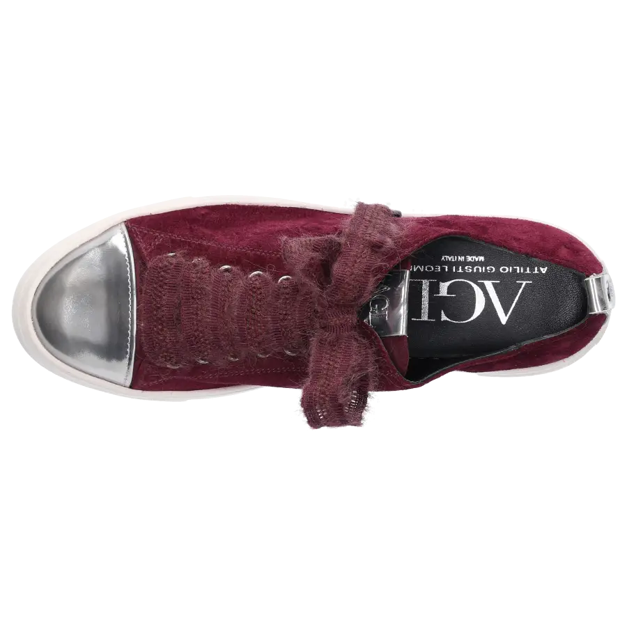 AGL Attilio Giusti Leombruni - Sneaker low D925065 Veloursleder - rot