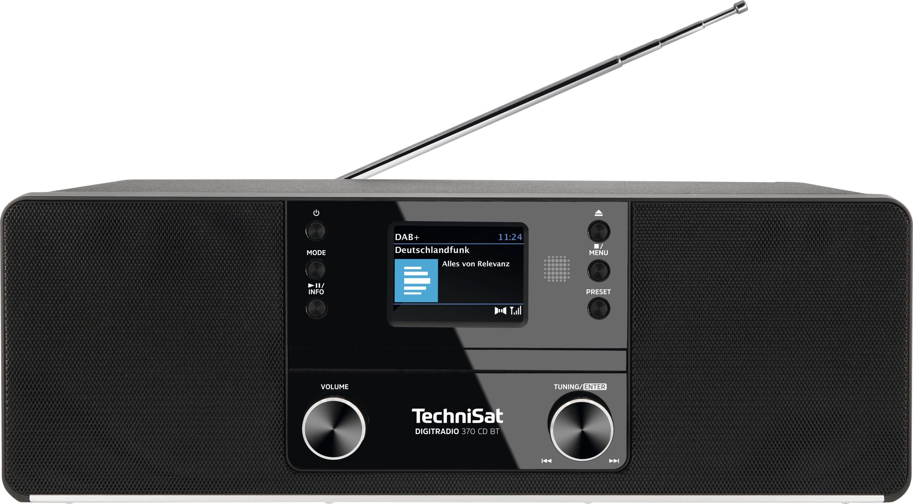 TechniSat DIGITRADIO 370 CD BT Digitalradio (DAB) (Digitalradio (DAB), UKW mit RDS, 10 W)