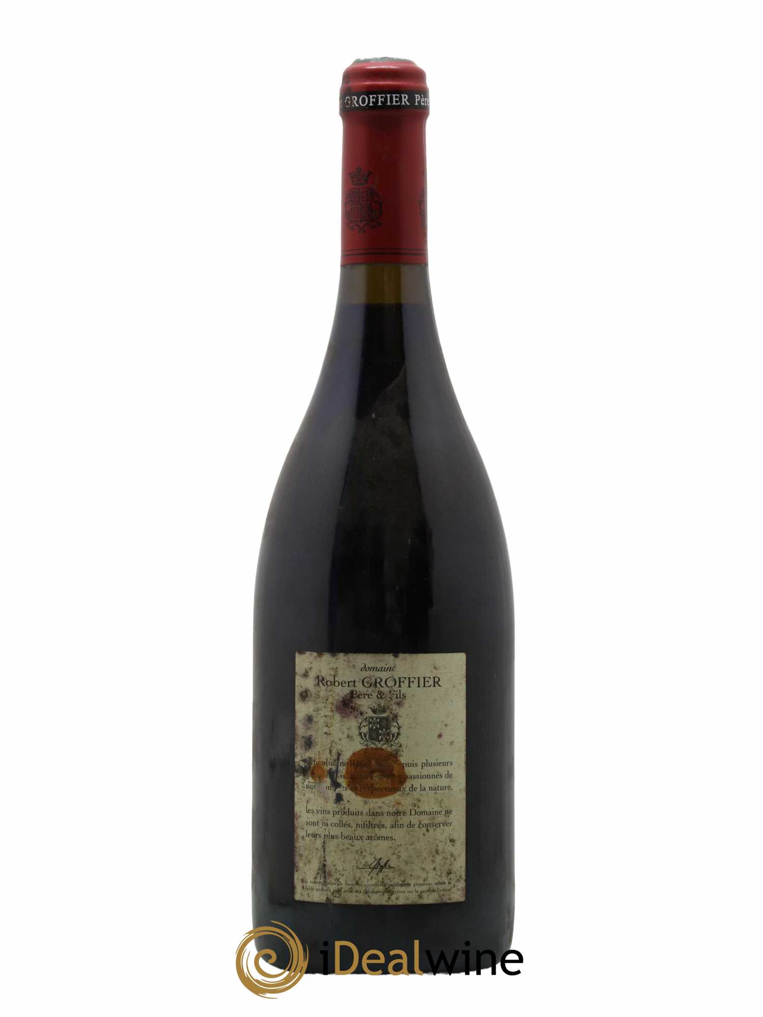 Bonnes-Mares Grand Cru Robert Groffier Père & Fils (Domaine)  2012 - Lot de 1 Bouteille