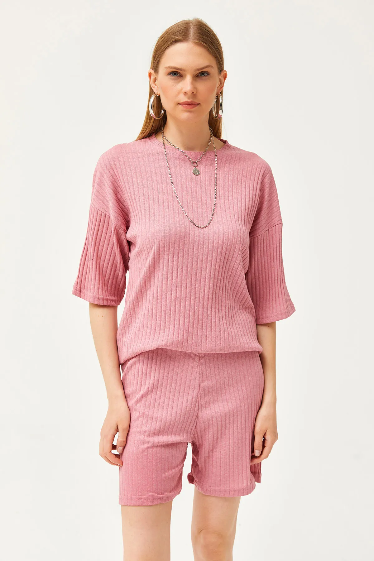 Olalook  Zweiteiler - Rosa - Oversized