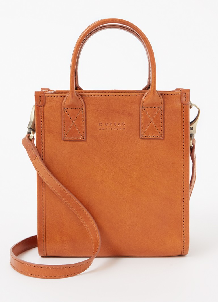 Geantă de mână O My Bag Jackie Mini din piele cu curea de umăr detașabilă.