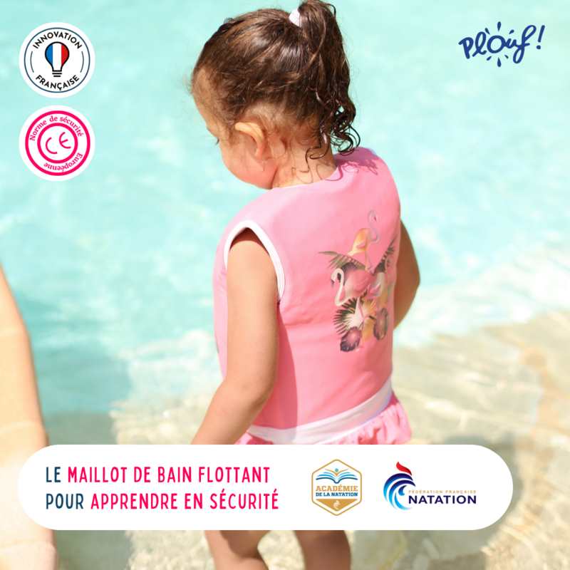 Maillot de bain flottant : Flamingo Rose